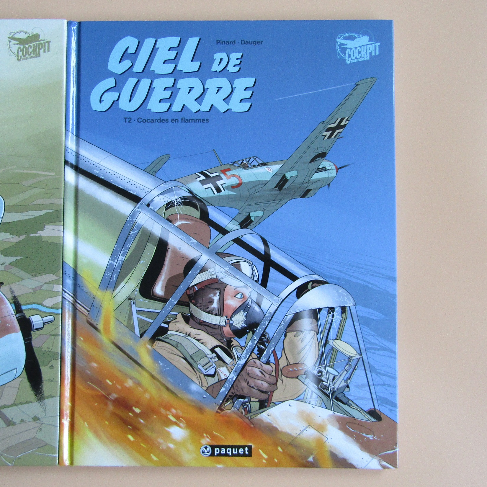 BD. Ciel de guerre. T1 et T2. Diables rouges / Cocardes en flammes. Pinard Dauger. EO