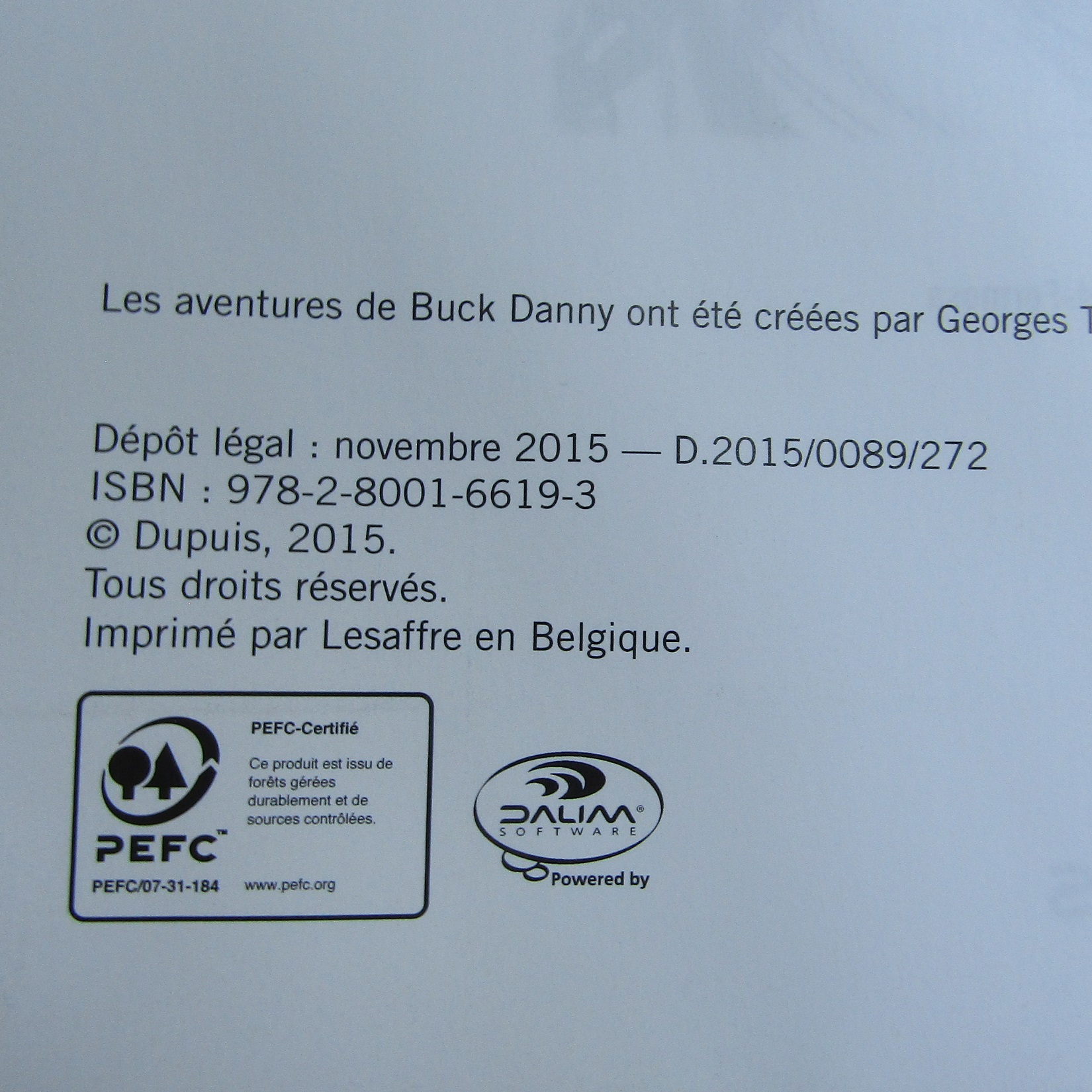 BD. Buck Danny. T54 La nuit du spectre. Formosa Zumbiehl. EO