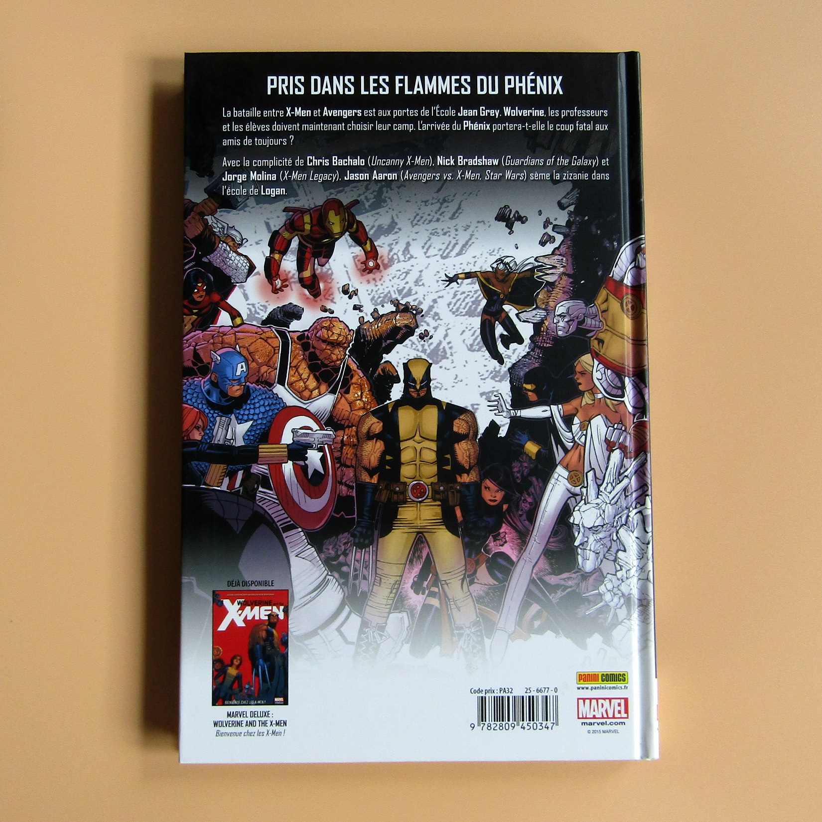 BD. Comics. Wolverine and the X-Men. T2 Avengers vs X-Men. Marvel Deluxe. 2015