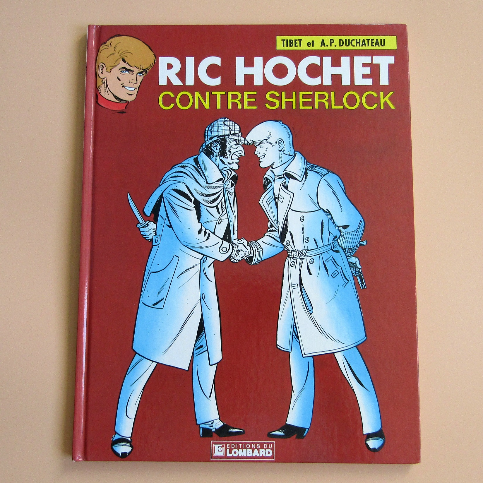 BD. Ric Hochet. T 44 Ric Hochet contre Sherlock. Tibet Duchateau. 1987 EO