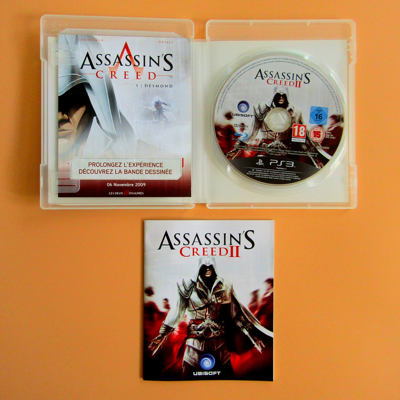 Playstation 3. Jeu vidéo Assassins Creed II. Ubisoft. 2009