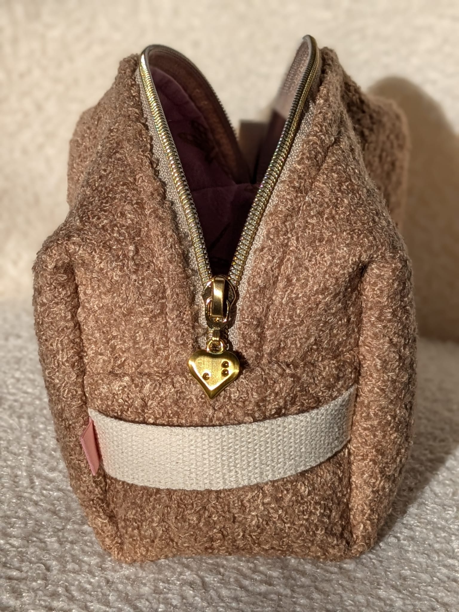 trousse beaute moumoute taupe