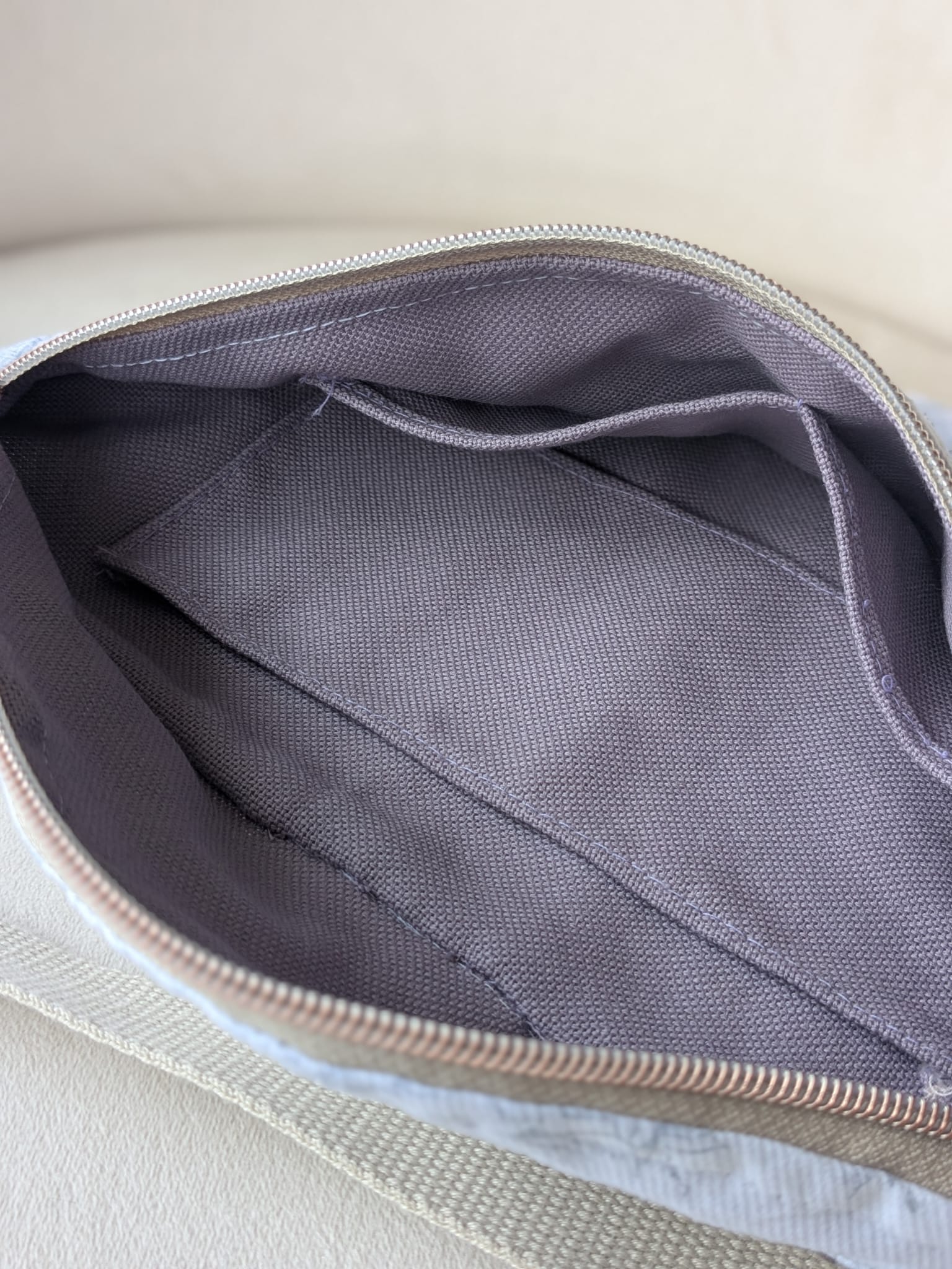 doublure parme sac banane jouy gris