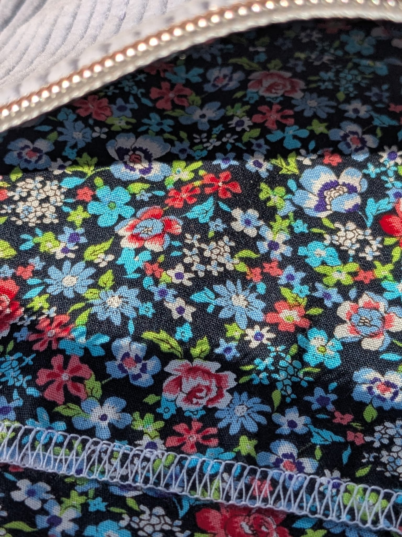 doublure fleur sac banane