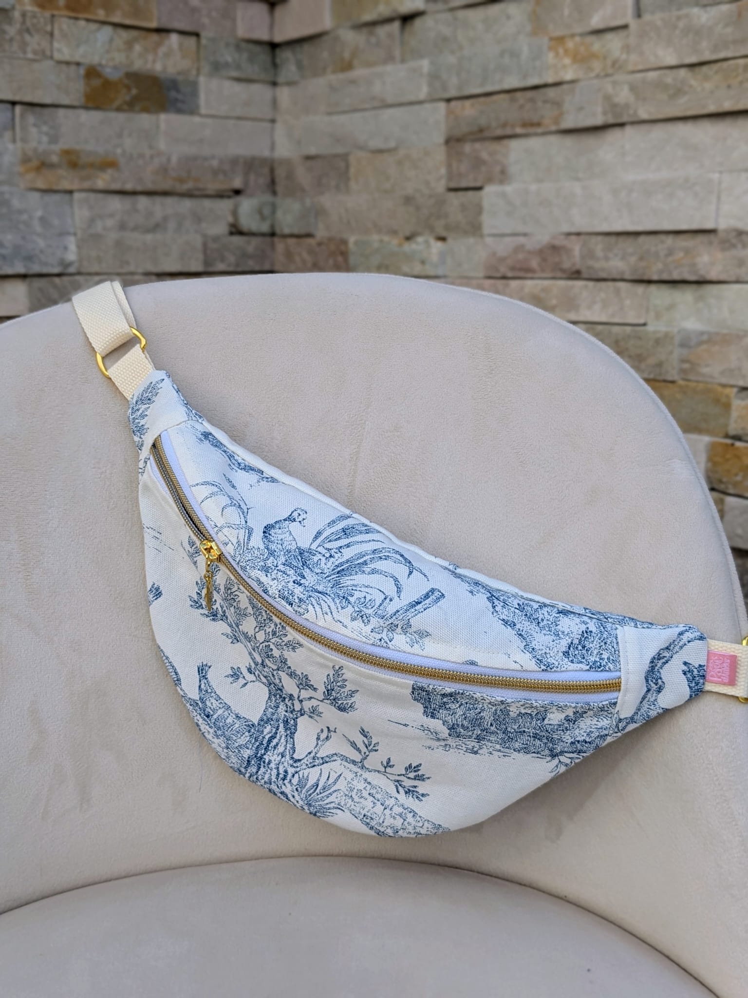 sac banane toile jouy