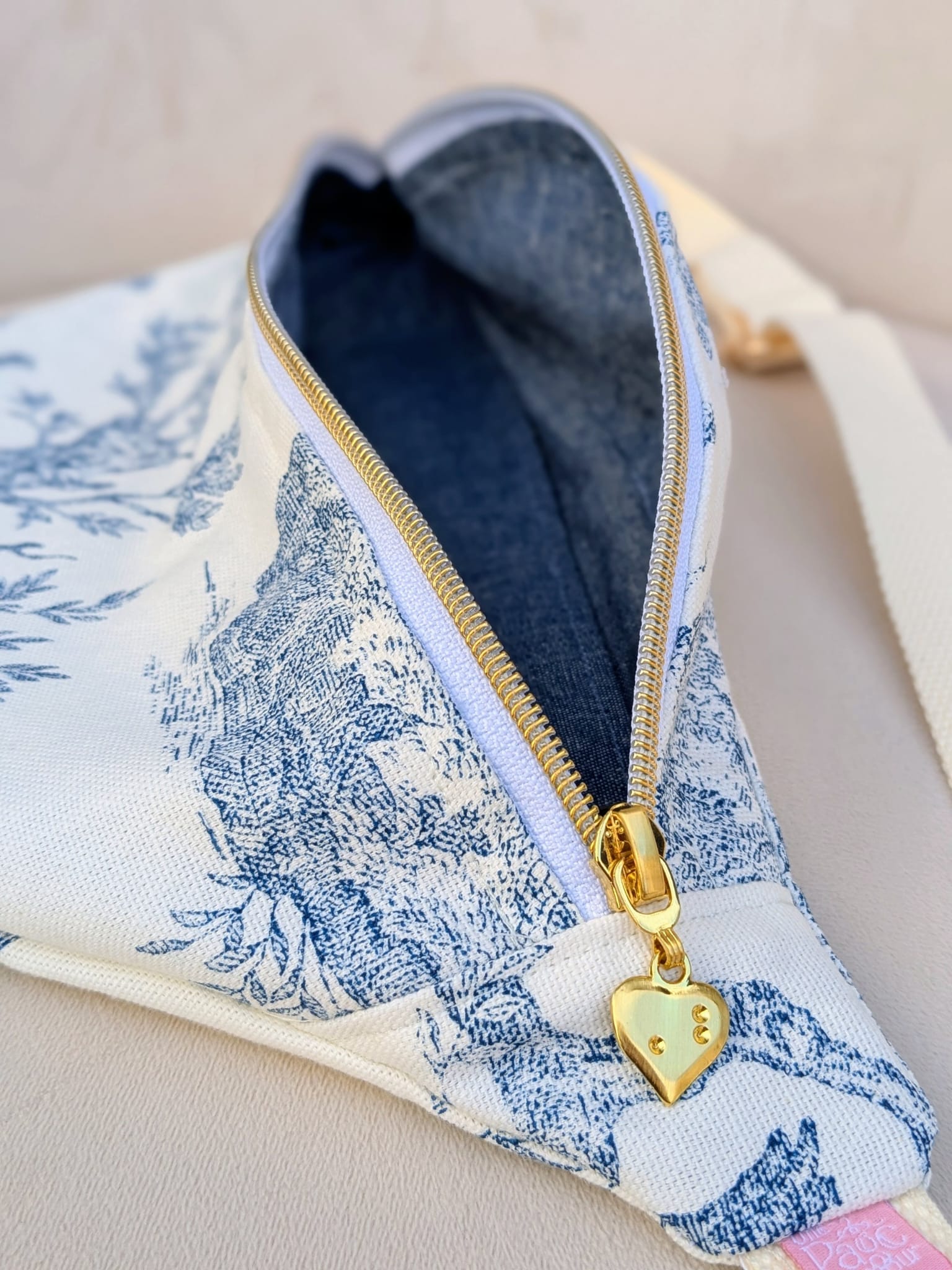 sac banane jouy doublure bleue