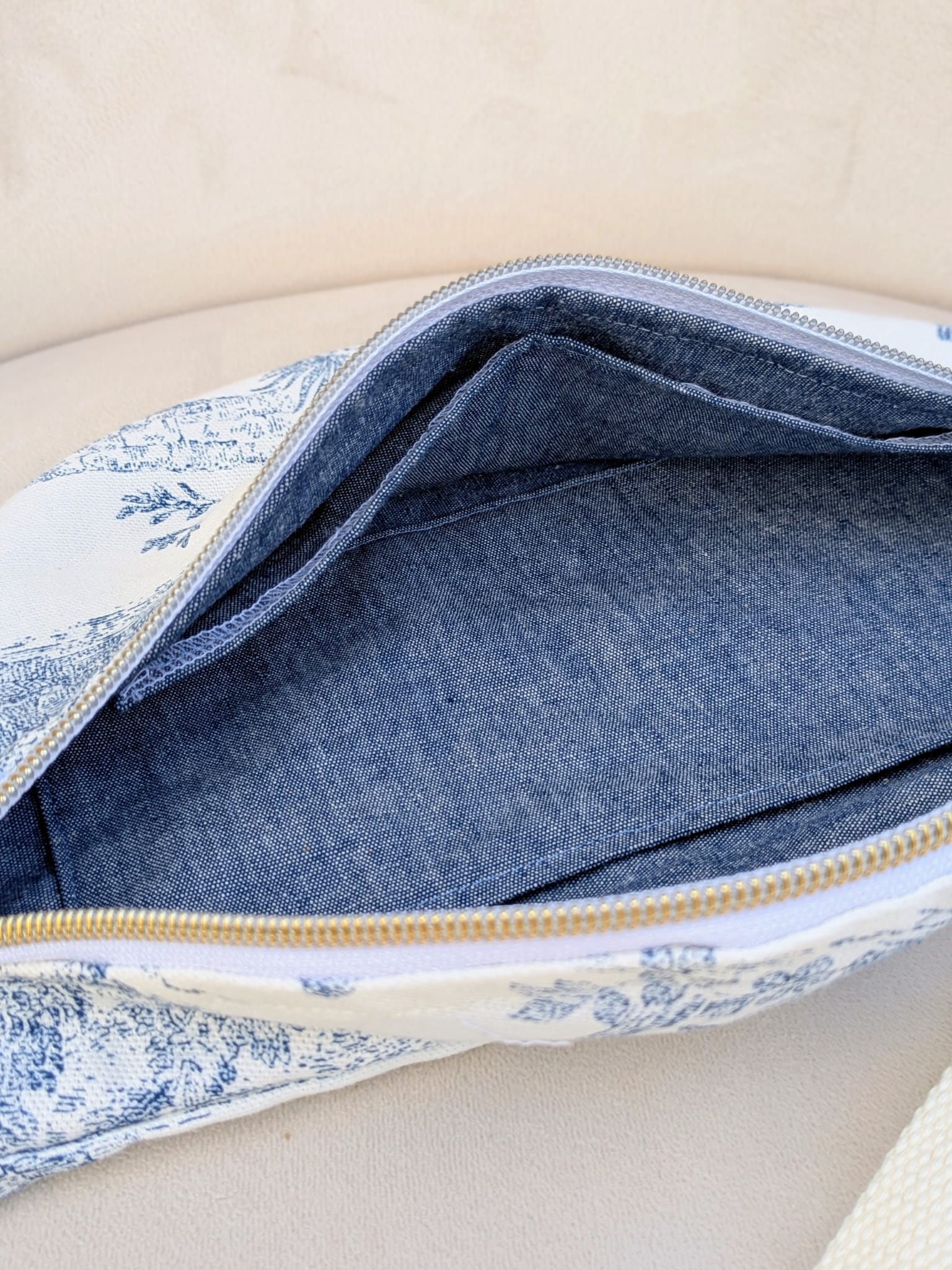 sac bananetoile jouy doublure bleue