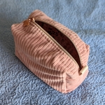 trousse de toilette rose poudré