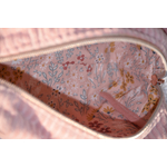 trousse de toilette rose poudré doublure imperméable fleurie