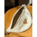 sac banane blanche coeur taupe 2