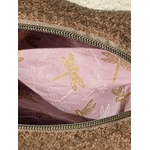 trousse beaute taupe doublure papillon