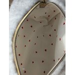 doublure coeur rouge trousse moumoute blanche