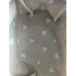 trousse moumoute blanche coeur taupe doublure coeurs blancs