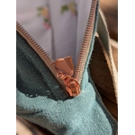 sac banane bleu paillete doublure blanchepetites fleurs
