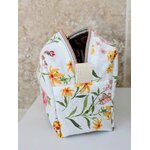 trousse beauté motif floral
