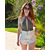 short beachwear devant devant coton