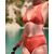 maillot de bain triangle foulard et culotte haute shelly orange