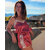 pyjama daisy framboise profil caraco et short