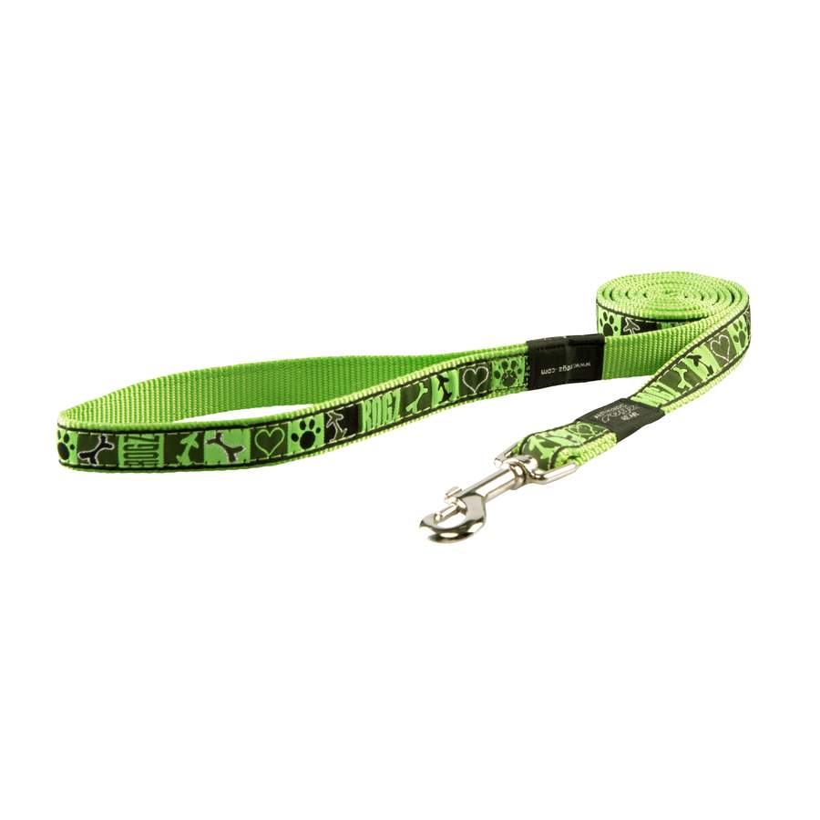 10400-Rogz_Fancy_Dress_Beach_Bum_dog_lead_140cm_Large___Lime_Juice