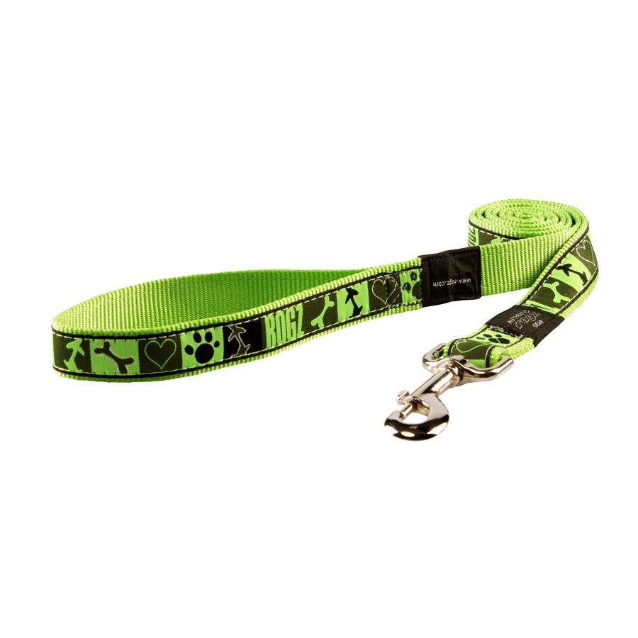 10406-Rogz_Fancy_Dress_Armed_Response_dog_lead_120cm_XLarge___Lime_Juice