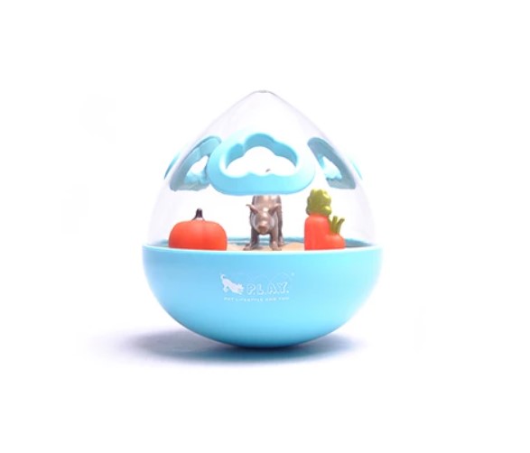 Wobble Ball Toy Bleu - P.L.A.Y. Pet Lifestyle and you