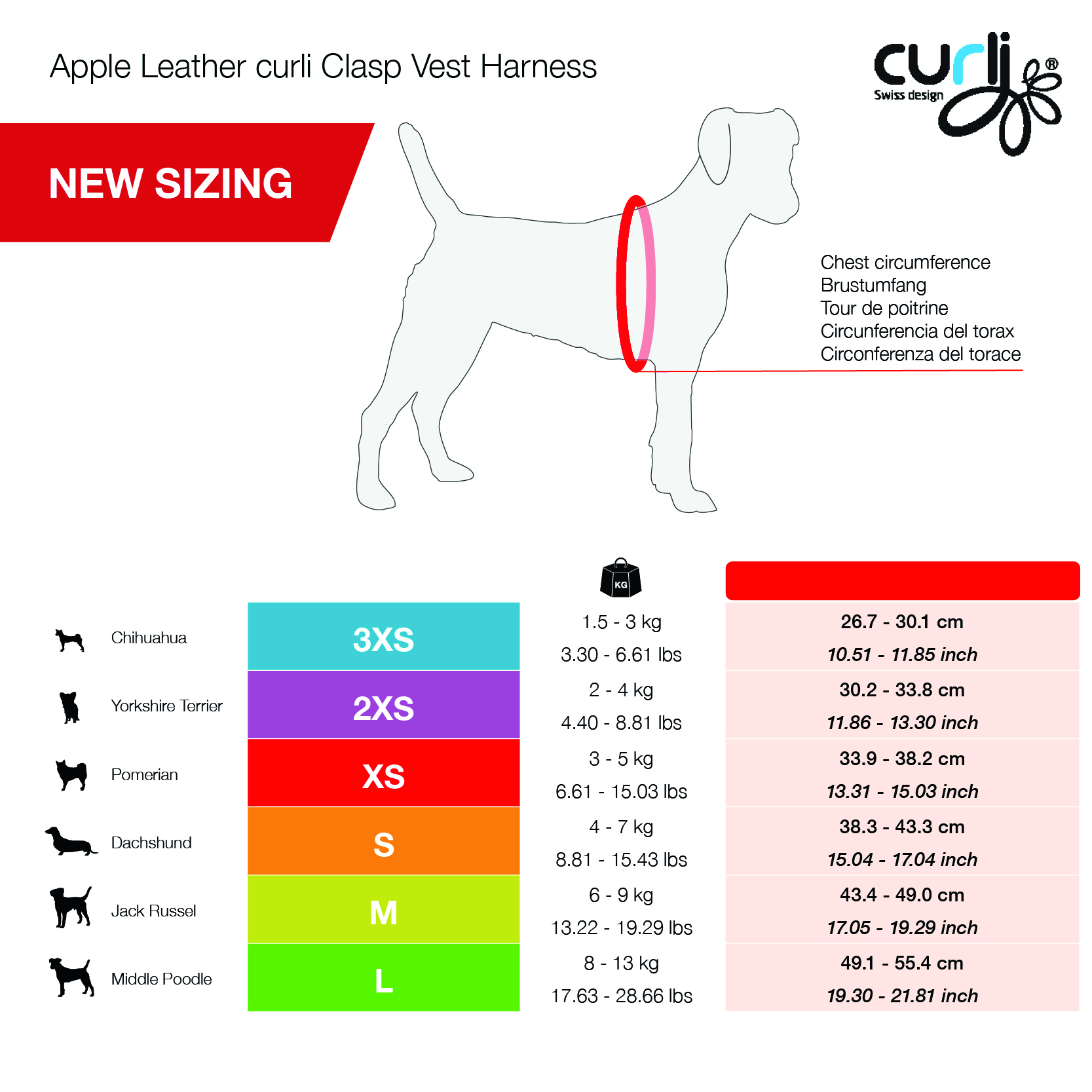 Size_Chart_Apple_Leather_curli_Clasp_Vest_Harness