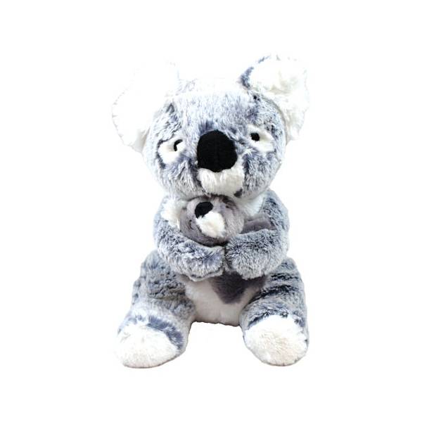 peluche-koala-et-son-bebe-23-cm