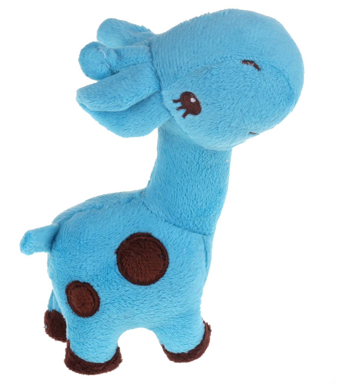 Girafe à pois bleue