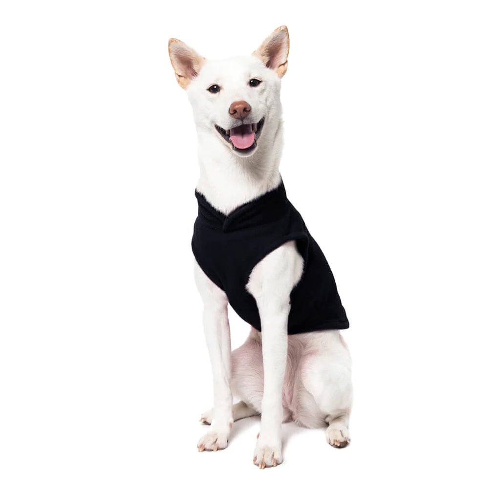 a-shiba-inu-wearing-gooby-black-fleece-vest-sitting-down-front-view-1024x1024px