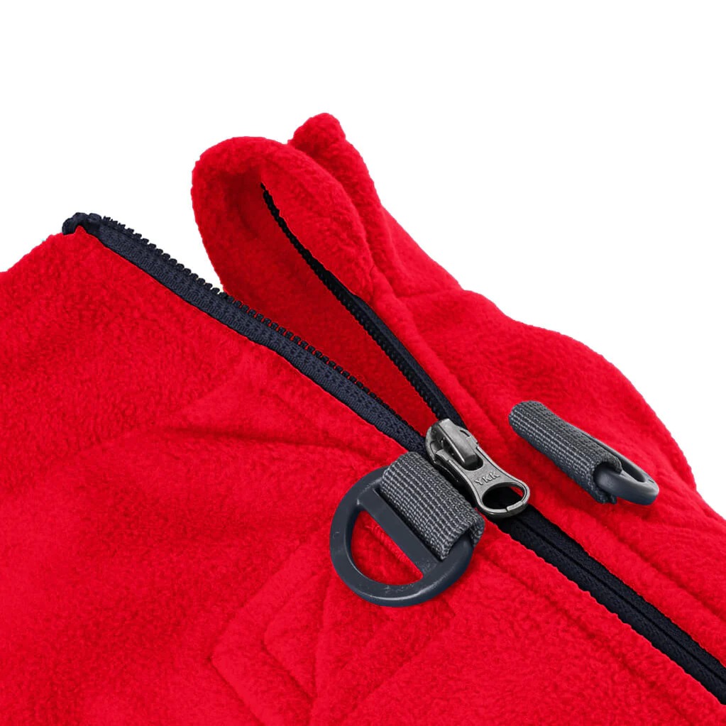 gooby-red-zip-up-fleece-vest-zipper-closure-and-d-ring-leash-attachments-detail-view-1024x1024px