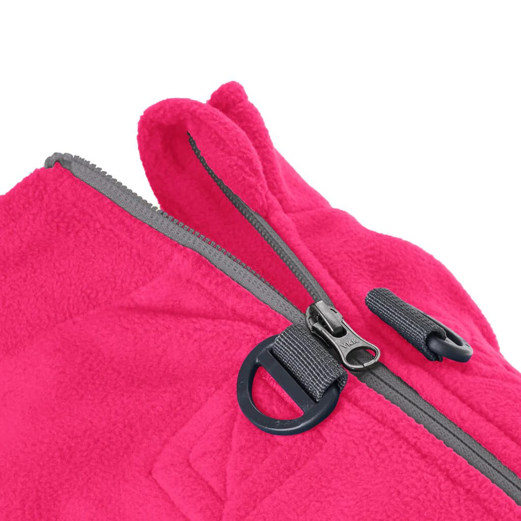gooby-pink-zip-up-fleece-vest-zipper-closure-and-d-ring-leash-attachments-detail-view-1024x1024px