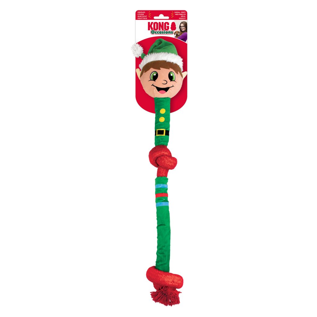 KONG Holiday Occasions Rope Elf Lg2
