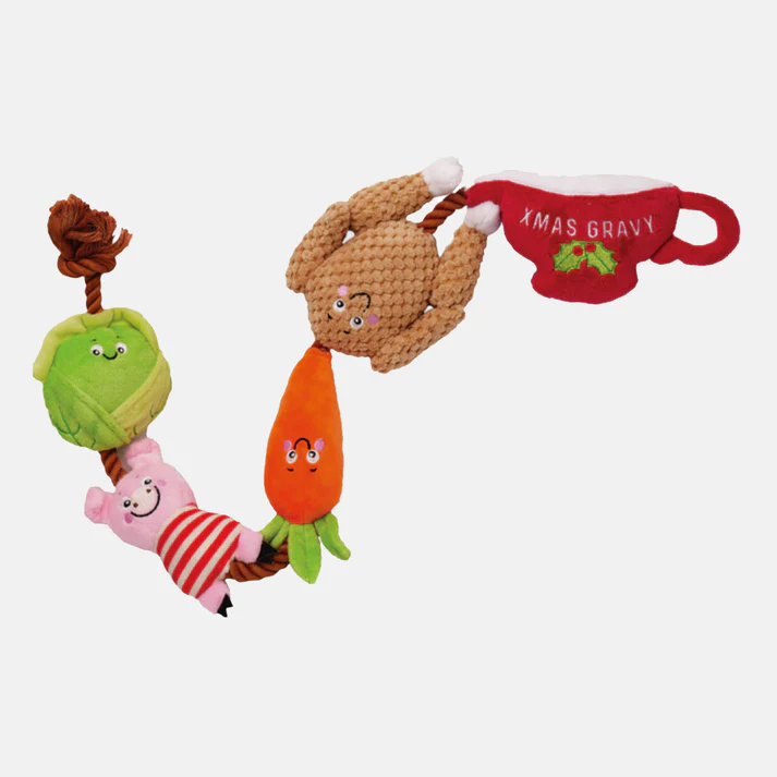 HouseofPawsChristmasDinnerRopeToy