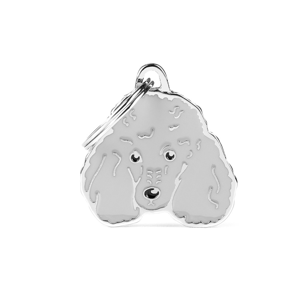 medaille-friends-caniche-gris
