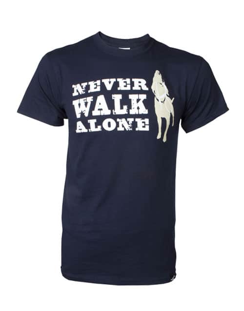 Tee shirt Never Walk Alone T-shirt unisexe - Dog Is Good