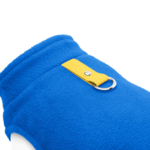 gooby-deep-blue-fleece-vest-with-yellow-tag-d-ring-leash-attachment-detail-view-1024x1024px