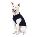 a-shiba-inu-wearing-gooby-navy-fleece-vest-sitting-down-and-smiling-side-45-degrees-view-1024x1024px
