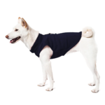a-shiba-inu-wearing-gooby-navy-fleece-vest-standing-up-side-view-1024x1024px
