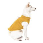 a-shiba-inu-wearing-gooby-honey-mustard-fleece-vest-sitting-down-facing-right-side-view-1024x1024px
