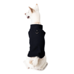 a-shiba-inu-wearing-gooby-black-fleece-vest-with-black-tag-sitting-down-back-view-1024x1024px