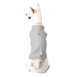 a-shiba-inu-wearing-gooby-gray-fleece-vest-with-pink-tag-sitting-down-back-view-1024x1024px