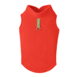 gooby-pumpkin-fleece-vest-with-green-tag-back-view-1024x1024px