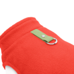 gooby-pumpkin-fleece-vest-with-green-tag-d-ring-leash-attachment-detail-view-1024x1024px