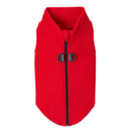 gooby-red-zip-up-fleece-vest-front-view-1024x1024px