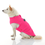 gooby-office-dog-loki-a-white-shiba-inu-wearing-pink-zip-up-fleece-vest-sitting-down-side-view-1024x1024px