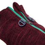 gooby-fuschia-zip-up-fleece-vest-d-ring-leash-attachments-and-zipper-closure-detail-view-1024x1024px