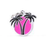 medaille-charms-palmes-fuchsia