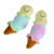 Glace en peluche