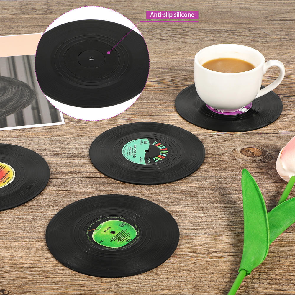 Sous-verres-absorbants-pour-boissons-6-pi-ces-pour-disque-vinyle-support-efficace-pour-disque-vinyle