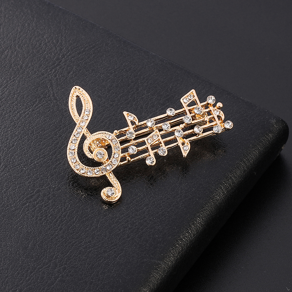 Broche-pour-Note-de-musique-en-strass-Simple-et-exquis-accessoire-de-bijoux-cadeau-pour-Concert